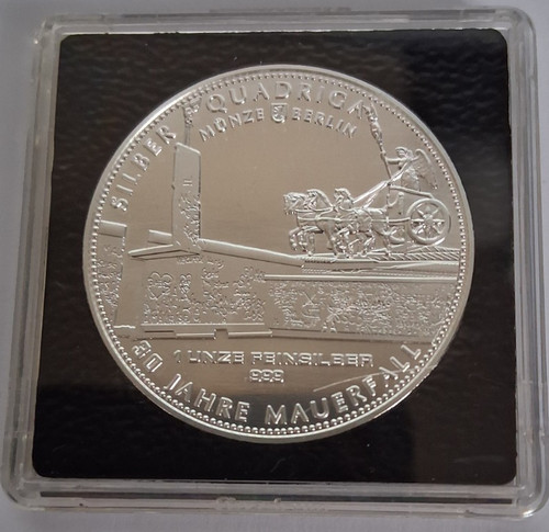 Unze silbermünze quadriga - 1, "