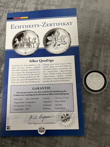 Medaille berlin feinsilber - medaille,