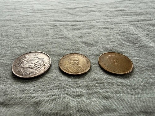 Italien silbermünze 500 lire - italien,