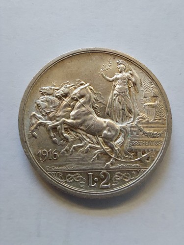 Italien lire 1916 quadriga - italien,