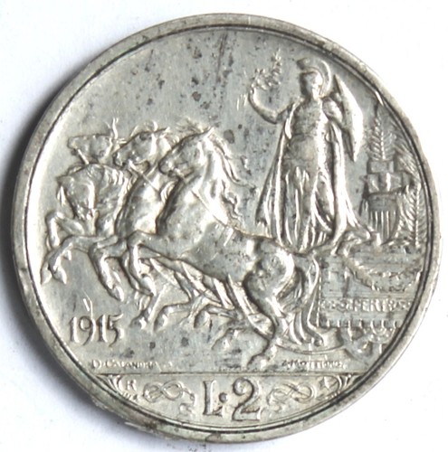 Italien lire 1915 victor - lire, ,