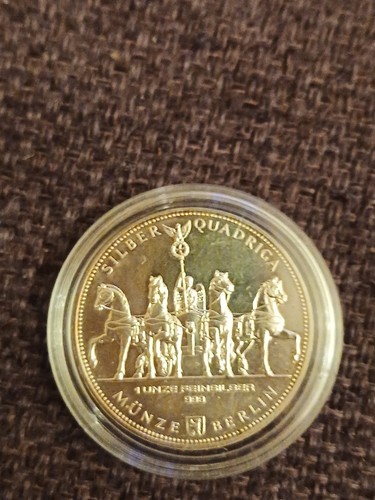 Silbermünze 999 quadriga - silbermünze, oz