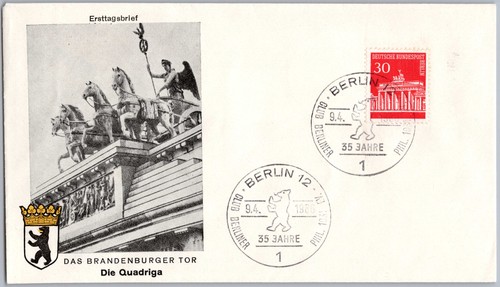 Berlin fdc brandenburger tor - berlin,