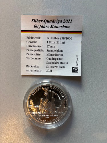 Silbermünze silber quadriga - silbermünze,, silber-quadriga