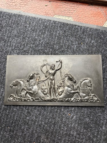 Großes metallrelief neptun - großes,