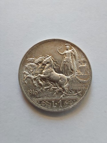 Italien lira 1916 quadriga - lira,