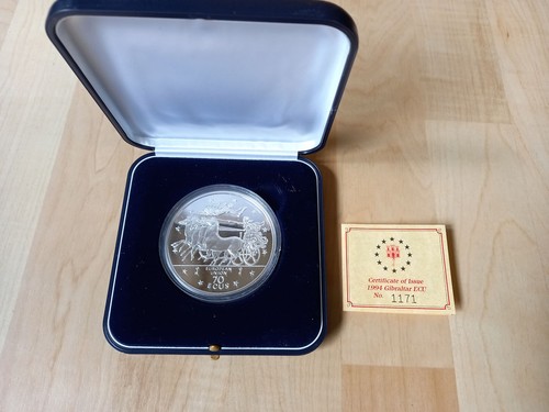 Gibraltar ecu 1994 quadriga - ecu,