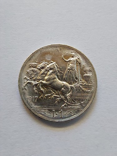 Italien lira 1917 quadriga - italien,