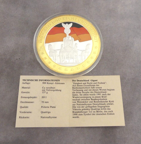 Gigant medaille einigkeit - gigant,