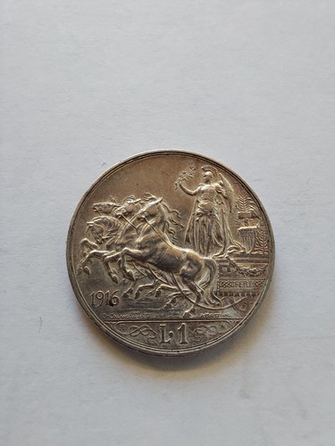 Italien lira 1916 quadriga - lira,