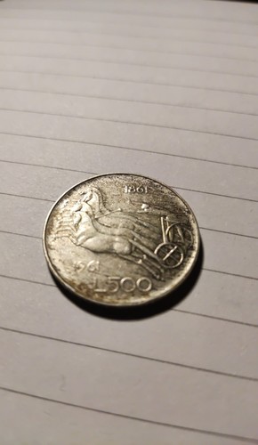 Italien 500 lire - 500, silber