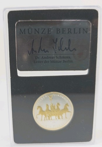 Medaille silber quadriga - medaille, 2015
