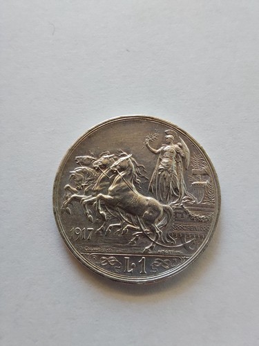 Italien lira 1917 quadriga - lira,